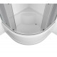 Душевой уголок Erlit Comfort ER0509T-C4 90x90 с поддоном, тонированное стекло, четверть круга, двери раздвижные