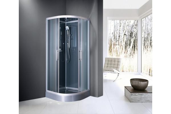 Душевая кабина Esbano Elegancia ESG-80CR четверть круга, поддон средний