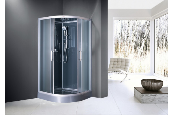 Душевая кабина Esbano Elegancia ESG-100CR четверть круга, поддон средний