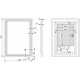 Зеркало Esbano ES-3429FRD прямоугольное, с подсветкой