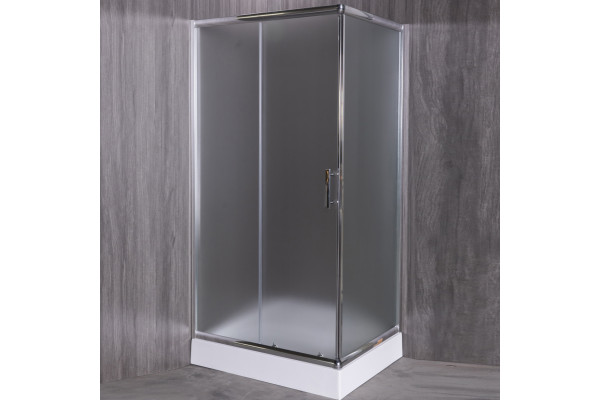 Душевой уголок Esbano ESD-8021 120x80,с поддоном, прямоугольный, двери раздвижные