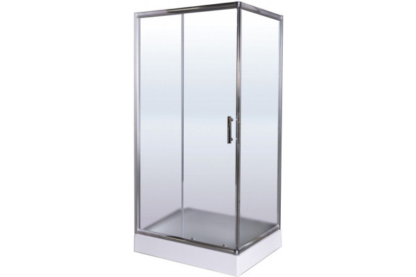 Душевой уголок Esbano ESD-8021 120x80,с поддоном, прямоугольный, двери раздвижные