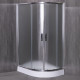 Душевой уголок Esbano ESD-8027А 120x80, L, с поддоном, четверть круга, двери раздвижные