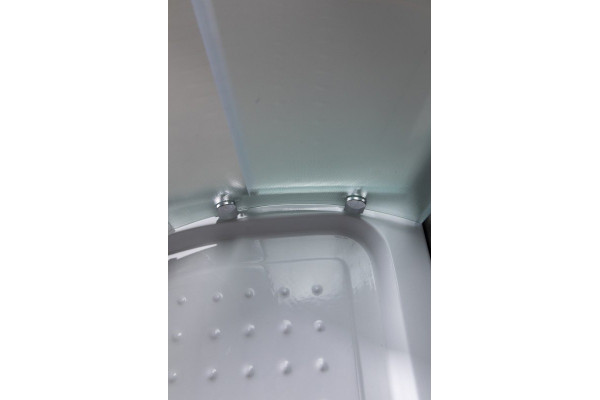 Душевой уголок Esbano ESD-8027А 120x80, R, с поддоном, четверть круга, двери раздвижные