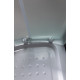 Душевой уголок Esbano ESD-8027А 120x80, R, с поддоном, четверть круга, двери раздвижные