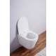 Унитаз подвесной Esbano Clavel ESUPCLAVWM белый матовый черный, 36x48 см