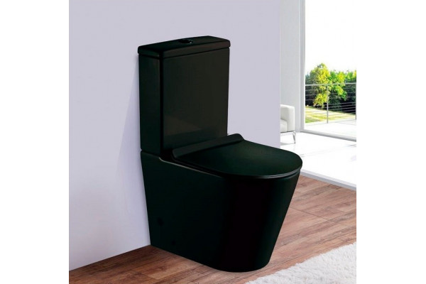 Унитаз-компакт Esbano Alagon-C ESUNALAGCMB черный матовый 37x64.5 см