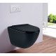 Унитаз подвесной Esbano Lotus ESUPLOTUBM черный матовый 36x50 см