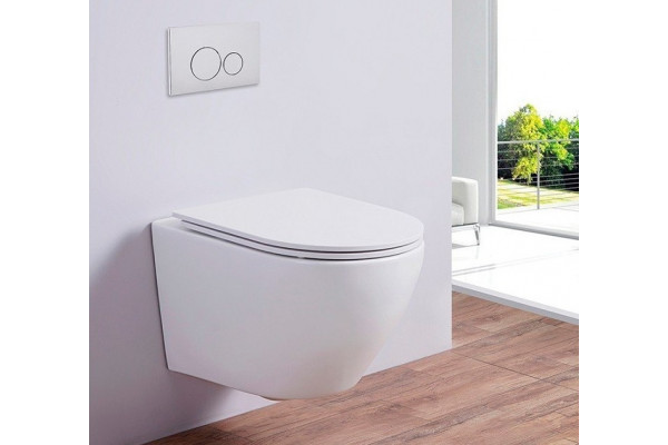 Унитаз подвесной Esbano Azalea ESUPAZALW белый глянец 36x48 см