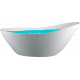 Акриловая ванна Esbano London 180x80, white, овальная, отдельностоящая