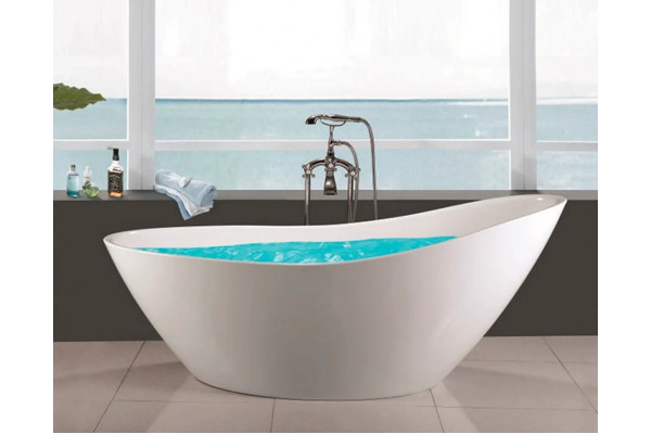 Акриловая ванна Esbano London 180x80, white, овальная, отдельностоящая