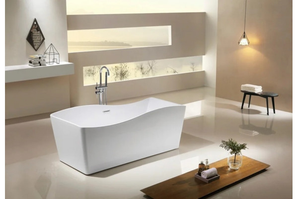 Акриловая ванна Esbano Granada 170x80 прямоугольная, отдельностоящая, объем 180 л.