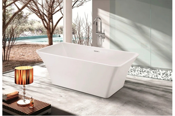 Акриловая ванна Esbano Cordoba 170x75 прямоугольная, отдельностоящая, объем 180 л.