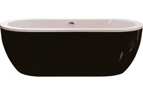 Акриловая ванна Esbano Tokyo 170x80, black, овальная, отдельностоящая