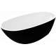 Акриловая ванна Esbano Sophia 170x85, black, прямоугольная, отдельностоящая