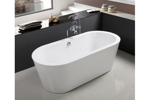 Акриловая ванна Esbano Berlin 170x80 овальная, отдельностоящая, объем 170 л.