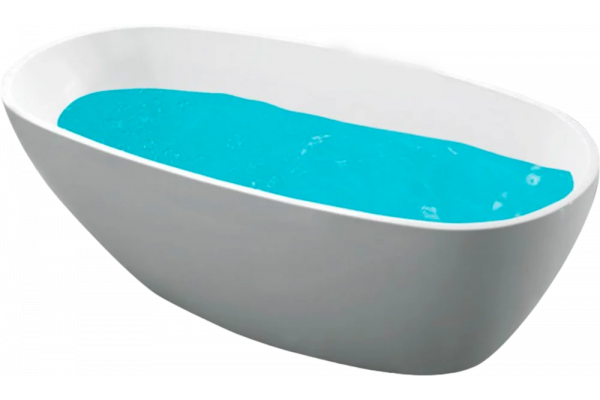 Акриловая ванна Esbano Sophia 170x85, white, прямоугольная, отдельностоящая