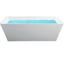 Акриловая ванна Esbano Viena 170x80 прямоугольная, отдельностоящая, объем 260 л.