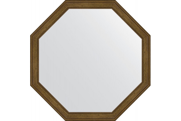 Зеркало Evoform Octagon BY 3663 69х69 см, сухой тростник, округлое