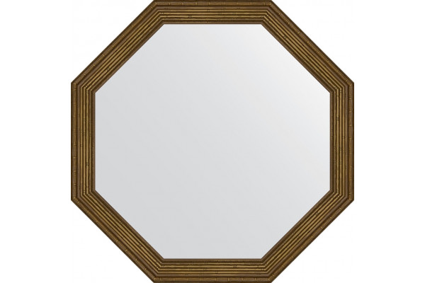 Зеркало Evoform Octagon BY 3662 59х59 см, сухой тростник, округлое