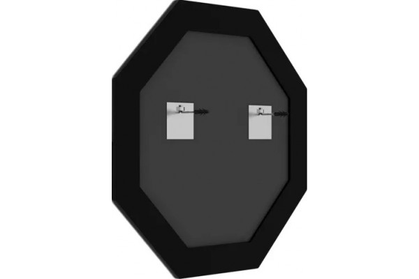 Зеркало Evoform Octagon BY 3667 54х54 см, серебряный бамбук, округлое