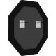 Зеркало Evoform Octagon BY 3667 54х54 см, серебряный бамбук, округлое