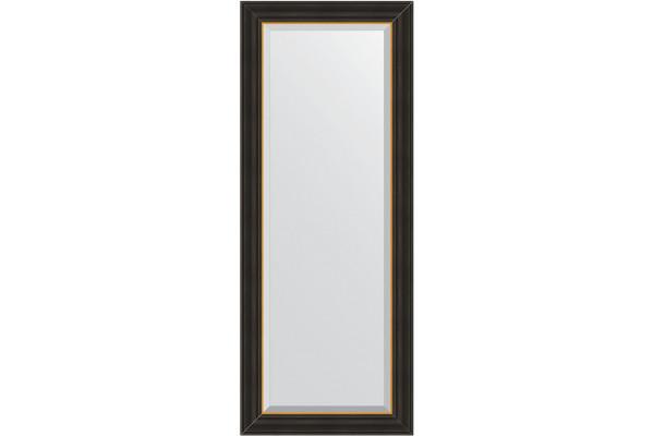 Зеркало Evoform Exclusive BY 3928 54x134 см черное дерево с золотом в современном стиле