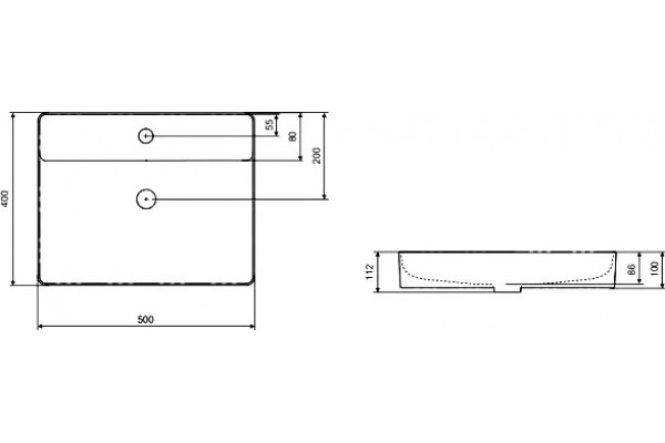 Раковина Excellent Rima 2.0 50 CEEX.4901.500.WH