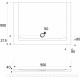 Поддон для душа Excellent Forma 90х90 квадратный, низкий