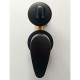 Душевая кабина Frank F412/1L Black 120х80х220 профиль черный, стекло прозрачное, левая, прямоугольная-асимметричная, поддон глубокий