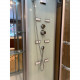 Душевая кабина Frank F501 90х85х218 профиль хром, стекло прозрачное, прямоугольная, поддон низкий