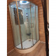 Душевая кабина Frank F610L 120х80х218 профиль хром, стекло прозрачное, левая, с баней, прямоугольная-асимметричная, поддон низкий