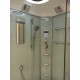 Душевая кабина Frank F610L 120х80х218 профиль хром, стекло прозрачное, левая, с баней, прямоугольная-асимметричная, поддон низкий