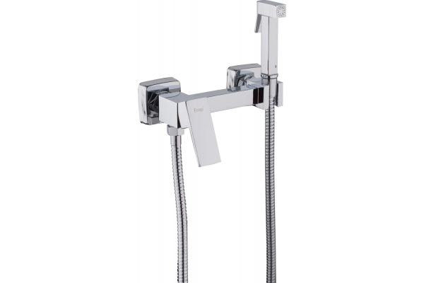 Гигиенический душ Frap F7504 со смесителем хром, 1 режим