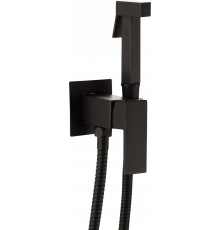 Гигиенический душ Frap F7506-6 со смесителем, С ВНУТРЕННЕЙ ЧАСТЬЮ, черный, 1 режим