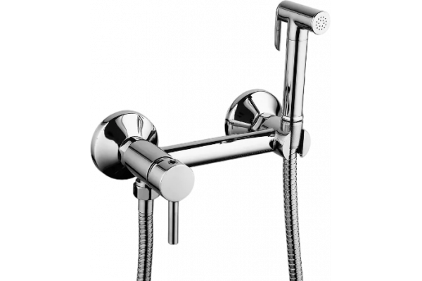 Гигиенический душ Frap F7503 со смесителем, хром, 1 режим