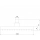 Верхний душ Gala Ref Square 200x200 39133