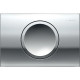 Смывная клавиша Geberit Delta15, смыв/стоп, глянцевый хром 115.109.21.1