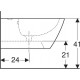 Биде подвесное Geberit Smyle Square 500.209.01.1