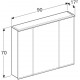 Зеркальный шкаф Geberit Option Plus 90x70 500.594.00.1 с подсветкой