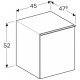 Боковой шкафчик Geberit Acanto 45x52 500.618.JK.2