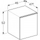 Боковой шкафчик Geberit Acanto 45x52 500.618.JL.2