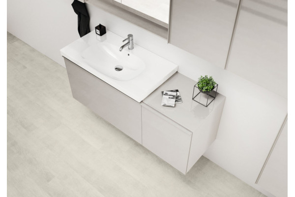 500.633.01.2 Geberit Acanto Раковина Compact, 900 x 420 мм, с отв. под смеситель, с переливом