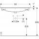Встраиваемая раковина Geberit Acanto Slim 90x48 500.642.01.2