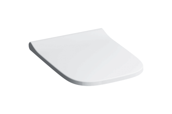 500.687.01.1 Geberit Smyle Square Сиденье для унитаза Slim, антибактериальное, с механизмом плавного закрывания SoftClose, с быстросъемным креплением
