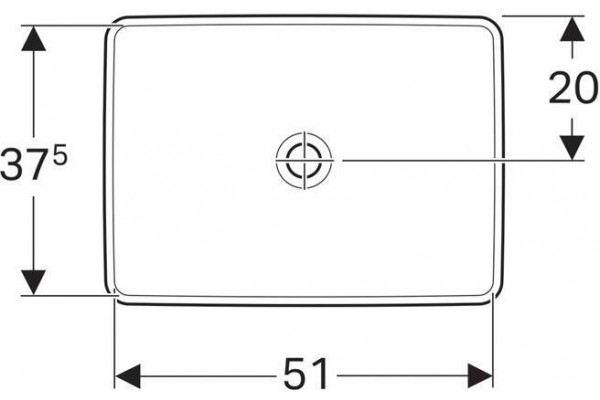Раковина встраиваемая Geberit VariForm 55x40 500.738.01.2