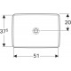 Раковина встраиваемая Geberit VariForm 55x40 500.738.01.2