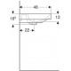 Раковина Geberit Smyle Square 60x48 500.229.01.1