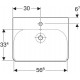 Раковина Geberit Smyle Square 60x48 500.229.01.1