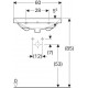 Встраиваемая раковина Geberit Acanto 60x48 500.620.01.2